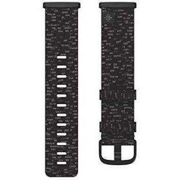 Fitbit Versa 3/Sense Hybridgewebe Armband L, Grau