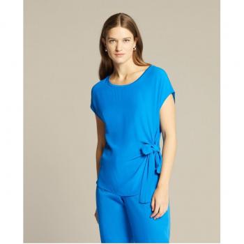 Camiseta con nudo en el lateral de Elena Mirò