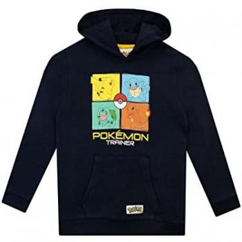 Classic Pokémon Squad Premium Black Hoodie