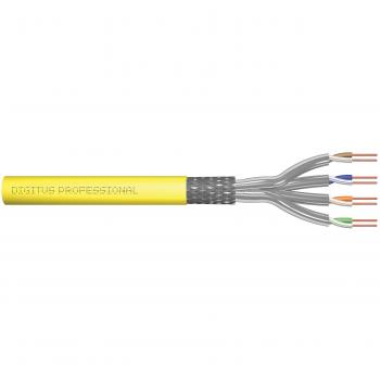 DIGITUS Professional Cable de red Cat 7A S-FTP, simplex, 1000m, 1500 MHz, AWG 22/1, Dca (EN 50575), libre de halógenos, IEC 60332-3-24, LSZH-3, FRNC-C