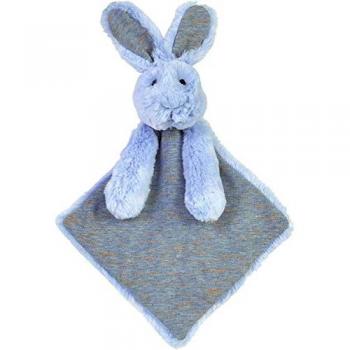 Doudou Enfant Lapin Bleu 26 Cm