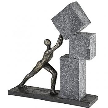 Casablanca by Gilde Dekofigur Skulptur Stacking, bronzefarben/grau (1 St)