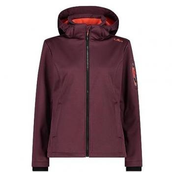 Dame Softshelljacke burgund 40