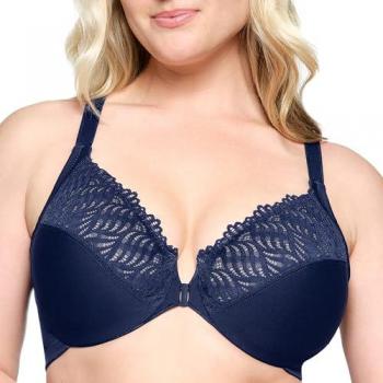 Glamorise Women's Blue Wonderwire T-Back Bra 38F