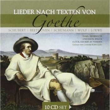 Lieder Nach Texten Von Goethe, (inkl. Hörbuch)