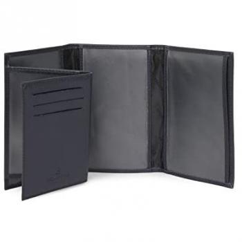 Cuir Soft Marine – Porte‑papiers Zack 2