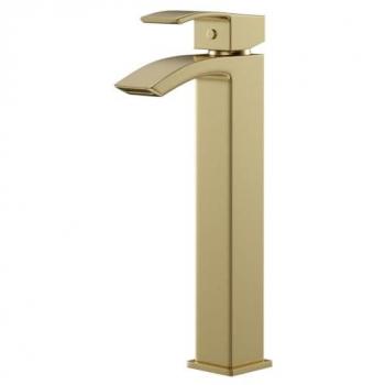 High‑Rise Square Brass Basin Mixer – Colore Edition