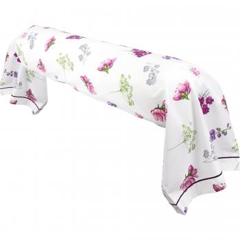 Coton Traversin PRETTY 140x43 cm (Blanc)