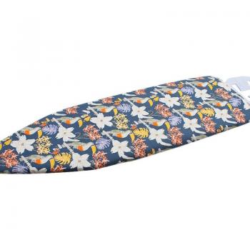 Navy Padded Ironing Board Cover 140x50cm with Mesh Protection