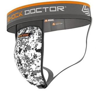 White Shock Doctor XL Soft Shell Belt