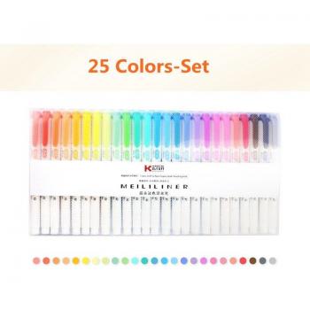 Surligneur double tête Mildliner 25 teintes