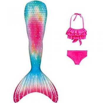 Sirena Bikini Set Bambina 3piani – Senza Pinna