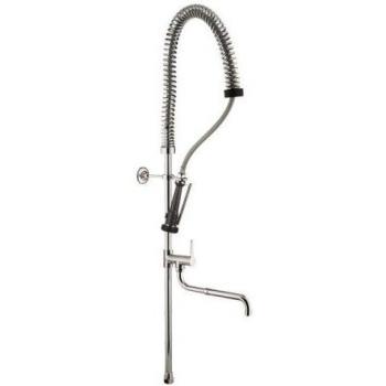 Idral Doccia Stoviglie H1200mm Rubinetto Mezzo Tubo 09420 Ottone-Cromato – Installazione su Miscelatore