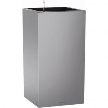 Maceta Lechuza de Riego Automático Plateada 40 x 40 x 76 cm de Plástico
