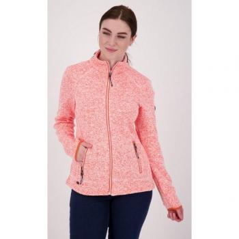 DEPROC Damen Strickfleecejacke KIRKVALE X, bequem und casual
