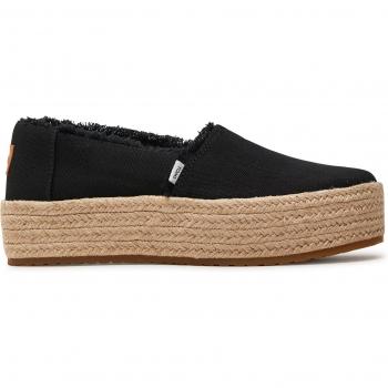 TOMS Valencia Damen Espadrilles Schwarz 36