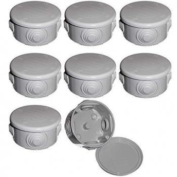 Wiska 70mm Round Surface Box IP55
