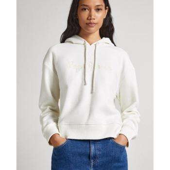 White Pepe Jeans Nanette Hoodie for Women – XS