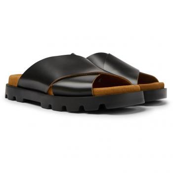 Camper Brutus Sandali in pelle di vitello nera