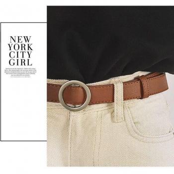 Cinturón decorativo de círculo único para mujer