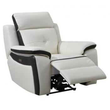 VENTE-UNIQUE Weißer Relaxsessel