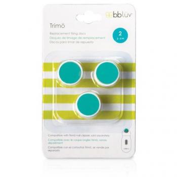 BBLÜV Trimö Ricarica Lima Unghie Bambini 3‑6 Mesi 3 Pezzi