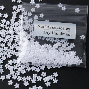 Accesorios DIY de Uñas: Flor 5Patas 6mm con Diamante Aurora