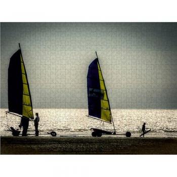 CALVENDO Puzzle Strandsegler, örtlicher Sport