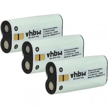 Batterie de remplacement 800 mAh 2,4 V NiMH pour Olympus BR403 et BR402