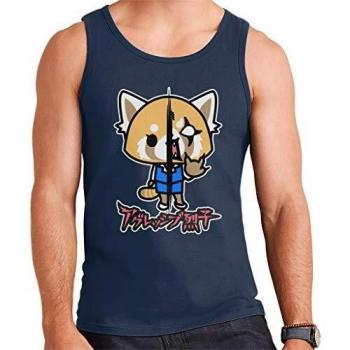Chaleco Aggretsuko Retsuko Medio Enfado Medio Tranquilo para Hombre