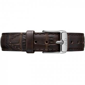 Wellington 14mm Correa de Cuero York en Plata