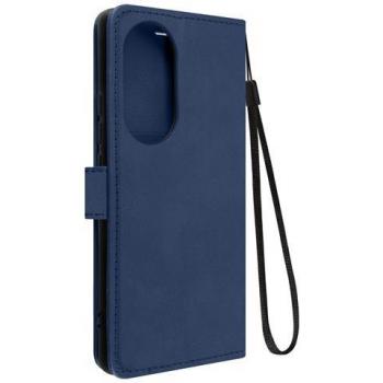 Funda Tarjetero para Oppo Reno 10 Pro Azul Oscuro