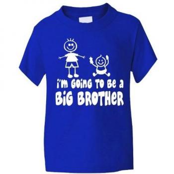 Future Big Brother Baby Tee – Cute Blue Shirt 3-4 yrs