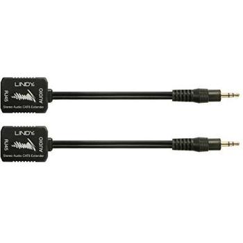 LINDY Stereo Audio Extender, Cat.5/6 100m 3.5mm