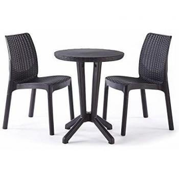 Rattan Bistro Outdoor Set 2 Persone – Keter