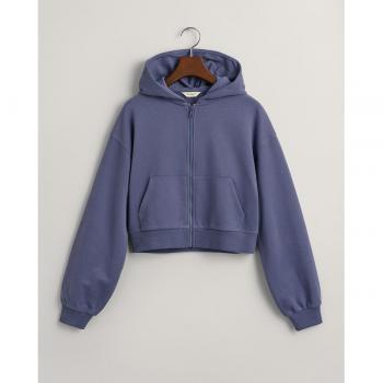 Gant Sudadera Marina con Tapa y Cremallera