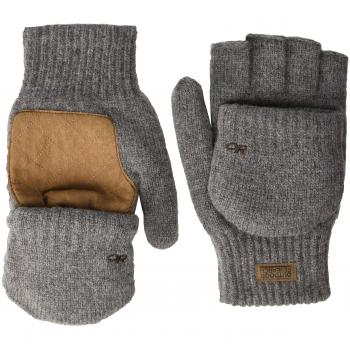 Outdoor Research Herren Lost Coast Fingerless Handschuhe – Grau (L)