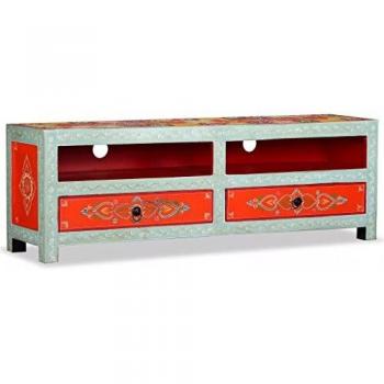 Mango Wood Hand Painted TV Cabinet