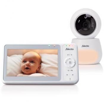 Babycam Alecto DVM2050 – Grand écran HD 5” + veilleuse intégrée