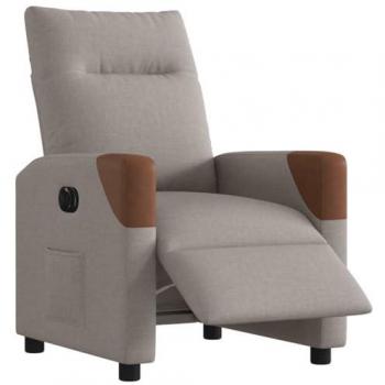 VidaXL Relaxsessel mit Elektromotor Taupe