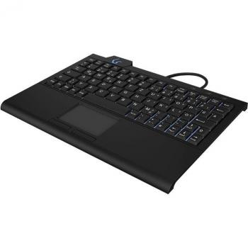 KeySonic KSK-3210ELU (DE) Kabelgebundene USB Tastatur Schwarz