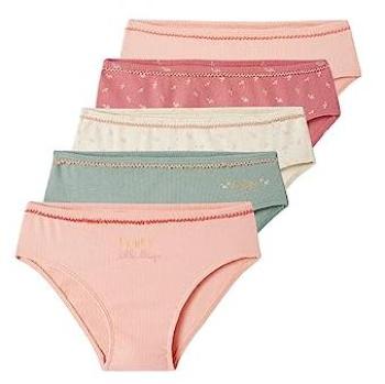 Fleurs de Couronne : 5 Culottes Fantaisie Fille – Rose Nude