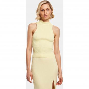 Urban Classics Damen Turtleneck Top Kurz Rib Strick