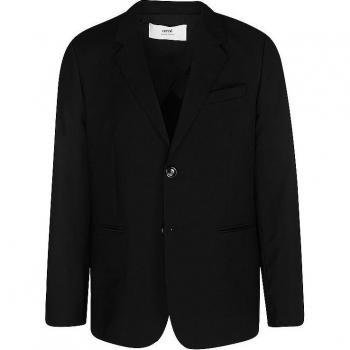 Ami Paris Men's Black Two-Button Blazer