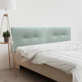 Cabezal de Cama AQUALINE en Polipiel Verde Agua