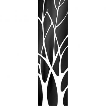 1pc Mirror Finish Acrylic Living Room Wall Sticker