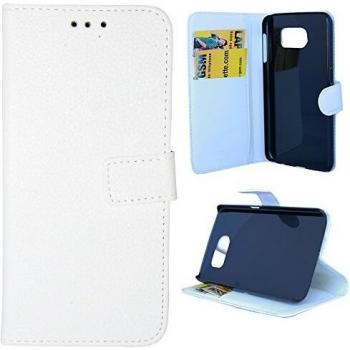 Galaxy S8 Plus Flip-Style Leather Wallet (White)