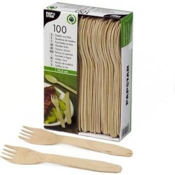 100 Gabeln, Holz -pure