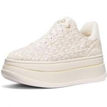 MK Female Beige Platform Athletic Shoes 7½ US
