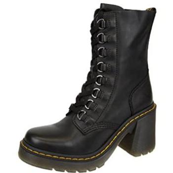 Dr. Martens Bota Negra Chesney con Cordones – Modelo Mujer